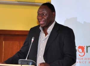 Dr. Bitange Ndemo delivers the keynote address