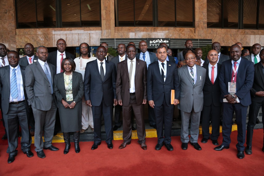 Dignitaries at the first-ever National Data Forum included Kenya Deputy President William Ruto and Cabinet Secretaries Prof Judi Wakhungu (Ministry of Environment & Natural Resources) and Mr Henry Rotich (National Treasury)