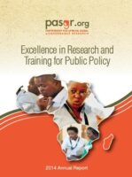 Partnership for African Social and Governance Research Annual Report - 2014