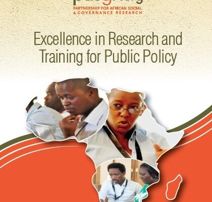 Partnership for African Social and Governance Research Annual Report - 2014