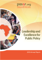 Partnership for African Social & Governance Research Annual Report - 2015