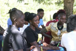 Focus group discussion with young mango farmers in West-Pokot, Kenya